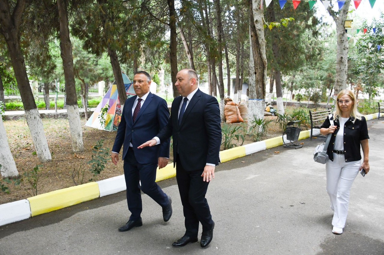İğdır Universitetinin rektoru ADAU-ya səfər edib - FOTOLAR